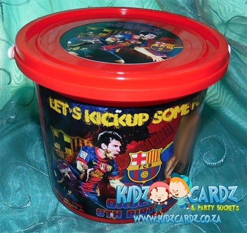 Soccer Themed Party Bucket