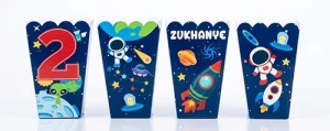 Space Popcorn Boxes