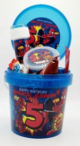 Spiderman Party Buckets