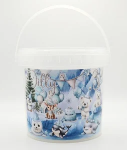 arctic animals party bucket