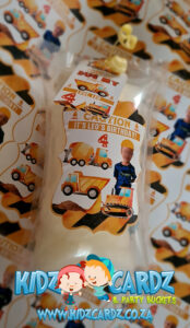 Construction Candy Floss Bags