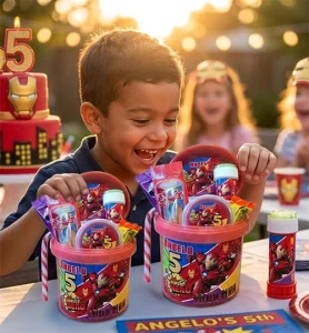 iron man party pack bucket
