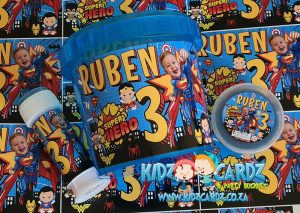 Superhero Party Buckets