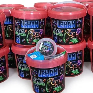 Neon Gamer Party Buckets