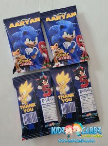 Sonic the hedgehog lucky packets
