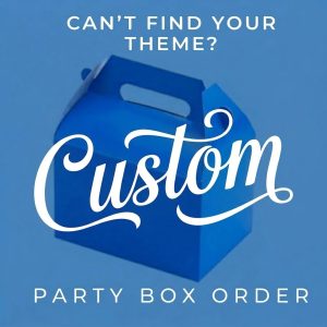 A custom themed party pack