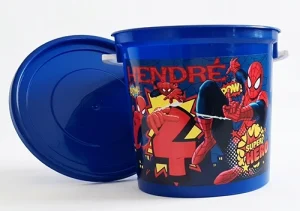 Spiderman party buckets