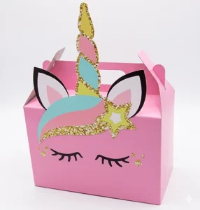 Unicorn 3D Party Boxes