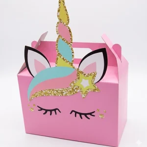 Unicorn 3D Party Boxes